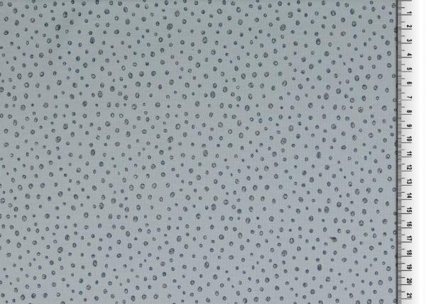 Jersey Baumwoll Glitzersprengel Hellblau/Dunkelblau